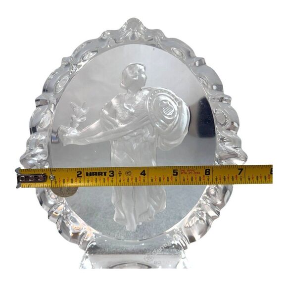 Lucite MCM Limited Edition Plate "Century" No. 60/1000 Lady Liberty Quarter 8" - Picture 6 of 6